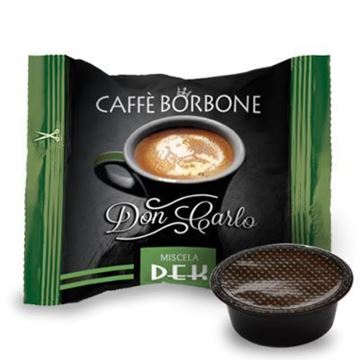 Capsule compatibili Lavazza a modo mio Borbone decaffeinato confezione da 100 pezzi